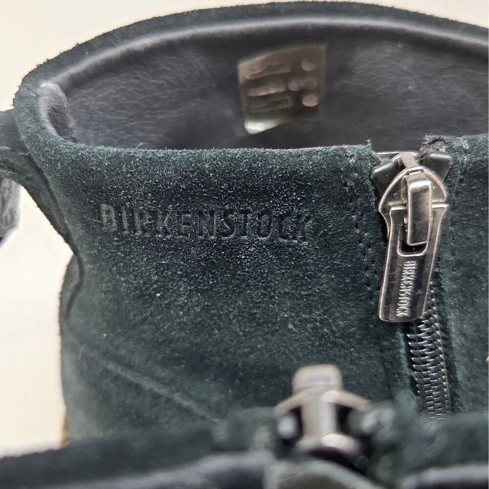 Birkenstock Ankle Zip Black  Boots Womens Size 39 US 8